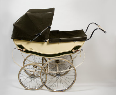 A 'Hubcar' pram, or baby carriage, 1960s by Unknown - print