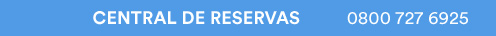 Central de Reservas 0800 727 6925