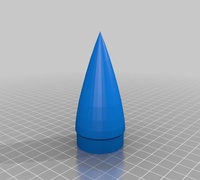 Rocket nose cone 3D models for 3D printing | makexyz.com