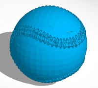 Baseball 3D models for 3D printing | makexyz.com