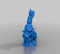 Small garden fairy 3D models for 3D printing | makexyz.com