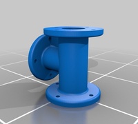 Pipe flange 3D models for 3D printing | makexyz.com