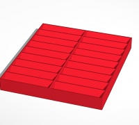 Dice tray 3D models for 3D printing | makexyz.com