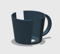 Cup holder 3D models for 3D printing | makexyz.com