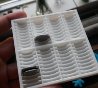 Button cell battery holder 3D models for 3D printing | makexyz.com