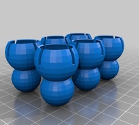 Hollow ball and socket joint 3D models for 3D printing ...