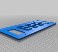 Wall plate 3D models for 3D printing | makexyz.com