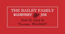 Love and Joy (Set) Address Label