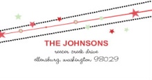 Holiday Stars (Set) Address Label