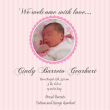 Welcome With Love Baby Girl