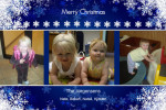 Swirling Snow Family Christmas Card
