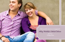 Purple Photo Engagement Announcement