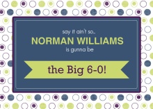60th birthday!