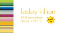 Sun and Stripes Address Label