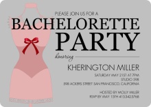 Corset Lingerie Party Invite