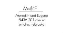Modern Stripe (Set) Address Labels