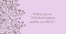 Elegant and Simple (Set) Address Label