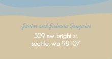 Seaside (Set) Address Label 