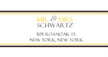 Classic Pale Yellow (Set) Address Label