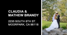 Modern Black Photo (Set) Address Label