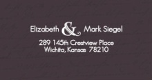 Plum and Sage Script (Set) Address Label