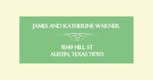 Mint Green and Cream (Set) Address Labels