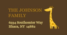 Safari Animals (Set) address labels