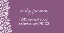 Purple Sophisticated (Set) Address Label
