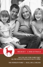 Rustic Reindeer (Set) Christmas Letter