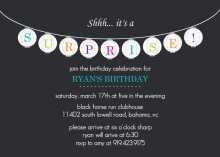 Charcoal Lanterns Surprise Party Invitation_extra