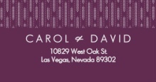 Hanging White Willow (Set) Address Label