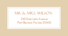 Birch Tree and Fall Leaves (Set) Address Label