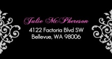 Black and Pink Flourish Sweet 16 Birthday (Set) Address Label