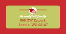 Classic Holiday Greetings (Set) Address Label