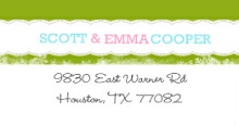 Bright Snowy Christmas (Set) Address Label