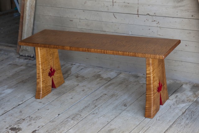 Inspiring Tiger Maple Table