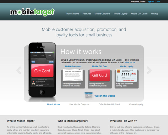 Mobile Target Screen Shot