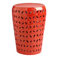 Orange-lili-punched-drum-stool-garden-seat-cost-plus-world-market