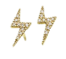 Bolt-pave-earrings