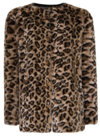 Faux-fur-coat