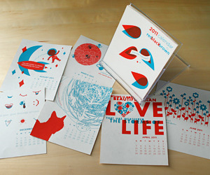 2011 limited edition calendar by redblackbrown