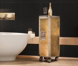 22 carat gold airplan trolley