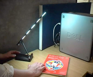 3.5 Watts Prototype OLED Desk Lamp from Project TOPLESS