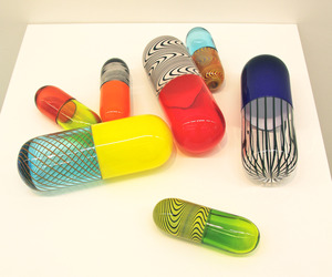 "Addict" Glass Pills by Beverly Fishman