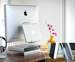 Alurack | Apple Display Rear Storage Solution