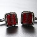 Androclus-the-lion-ruby-silver-cufflinks-2-s