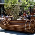 Artistic-bamboo-bench-s