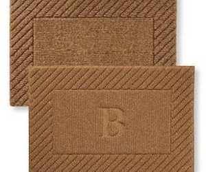 Coir-Style Waterhog Doormat from L.L. Bean made from recycled plastic bottles