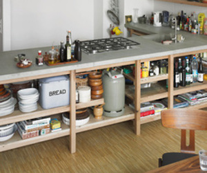 Concrete And Oak Kitchen By Rainer Spehl