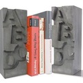 Cool-cast-concrete-bookends-for-letter-lovers-s